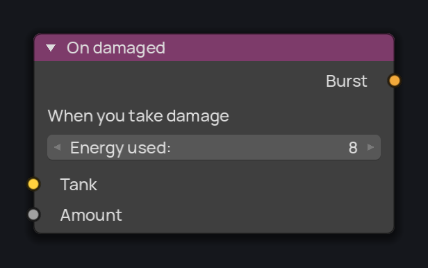 On damaged