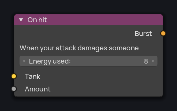 On hit