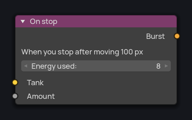 On stop